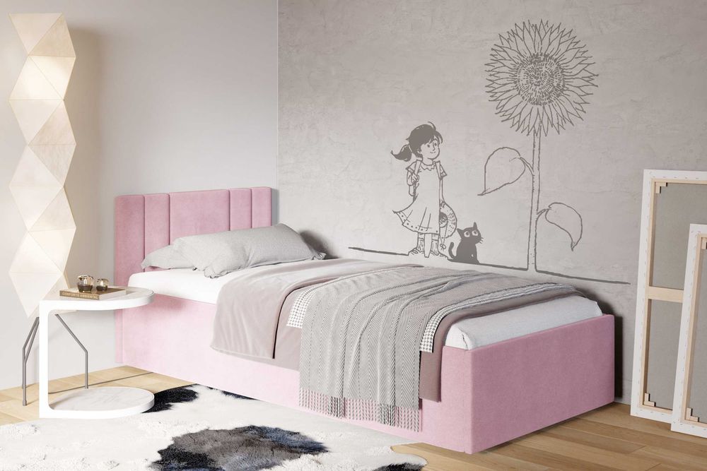 Łóżko młodzieżowe Tapczan stelaż+ pojemnik szybka wysyłka montaż