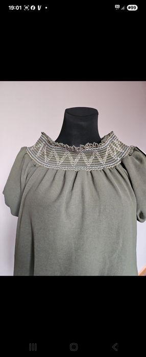 Komplet lato spodnie bluzka hiszpanka