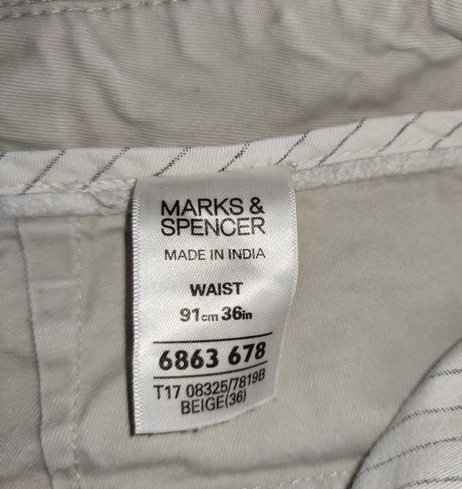 Стильные мужские брендовые шорты Blue Harbour от Marks & Spencer.