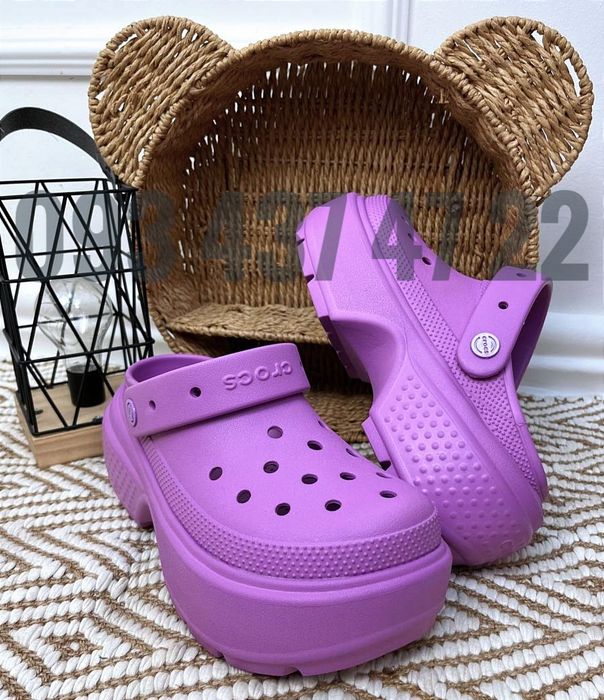 Stomp Clog на Платформі Жіночі Крокси Сабо Усі розміри Crocs Crocs