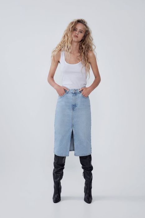 Джинсова спідниця ZARA