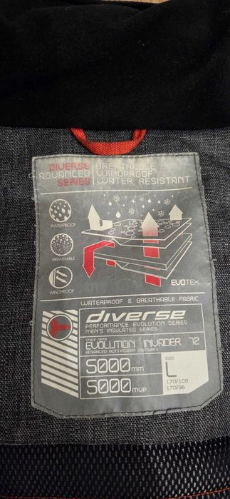 Kurtka Zimowa Męska Diverse L