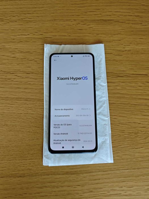 Poco F3 preto 8gb/256gb - excelente estado