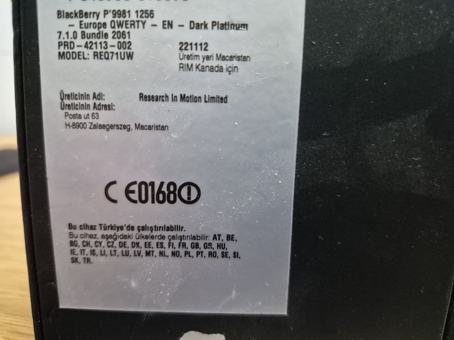 Blackberry p9981 porsche design