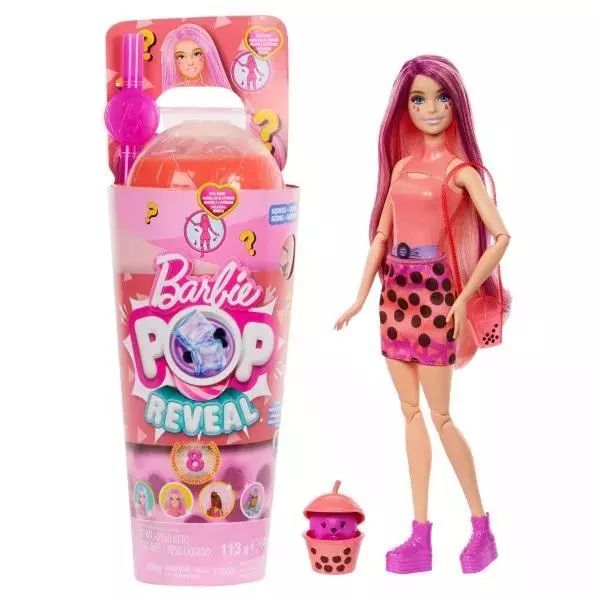 Barbie. HTJ22 Pop Reveal. Lalka Mango Bubble Tea. Barbie. Nowy Produkt
