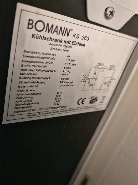 Lodówka z zamrażalniem 86/46/48
