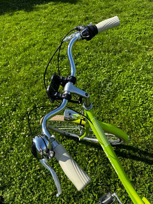 Rower Romet VINTAGE D LIMITED 28" + koszyk, rama 20" L, limonkowy W-WA