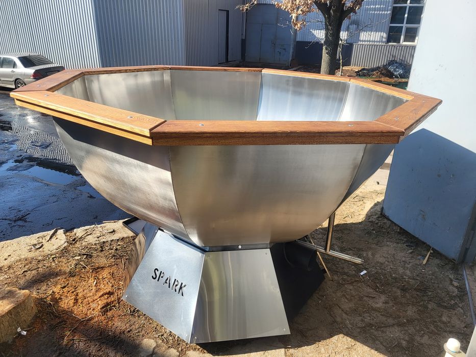 Чан, купель , джакузі, печі для бані.