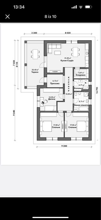 Дом по адресу Петефі Шандора пл. (площадь 139 м²) - Atlanta.ua - фото 8
