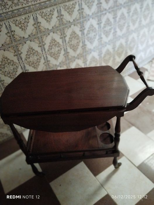 Carrinho de chá madeira