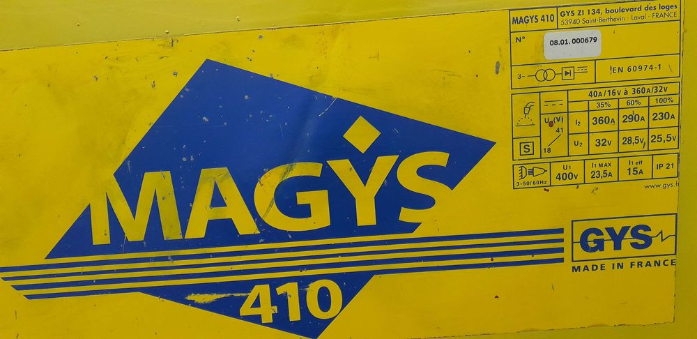 Spawarka , migomat 410 amper marki MAGYS