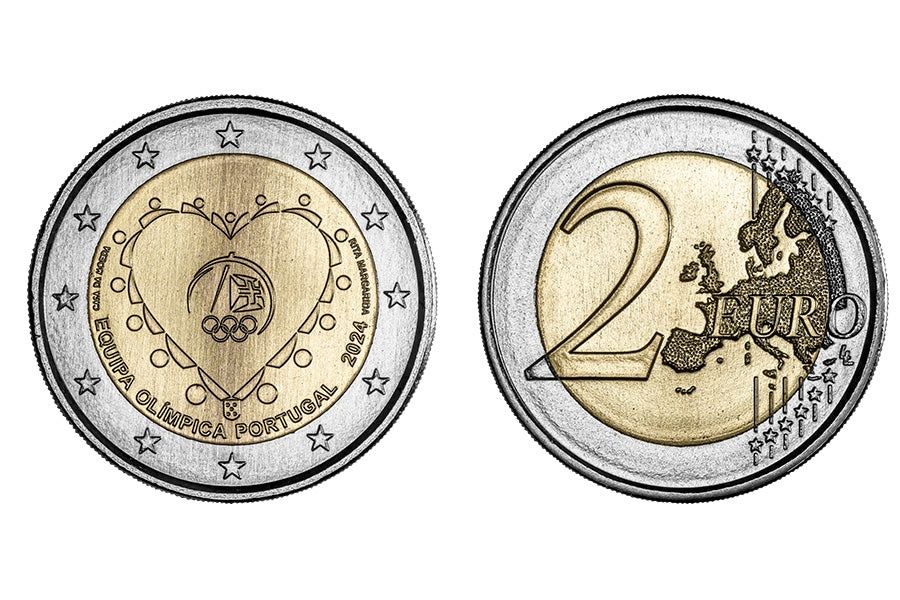 Commemorative 2€ Coin - Portuguese Olympic Team 2024