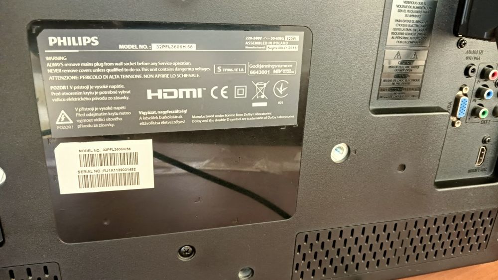 Tv Philips LCD HD z HDMI i pilotem