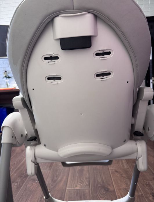 Стільчик для годування Peg-Perego Prima Pappa Follow Me Ice Сірий