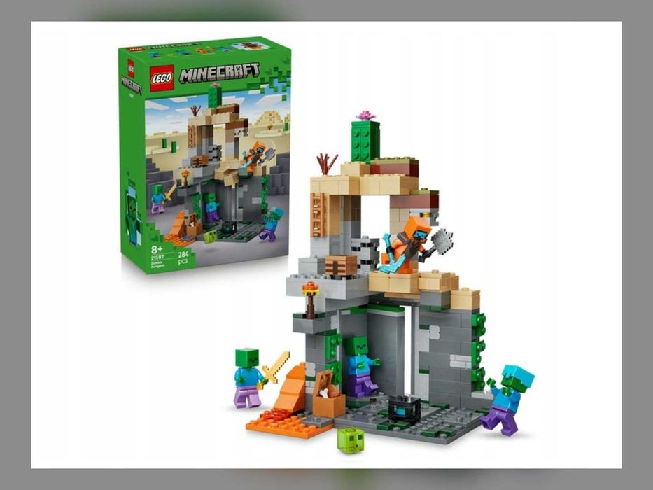 LEGO 21587 Minecraft Loch Zombie 284 elementy 8 lat