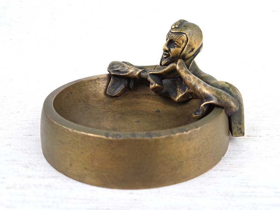 Mefisto brąz Wiedeń Mefistofeles secesja diabeł popielniczka