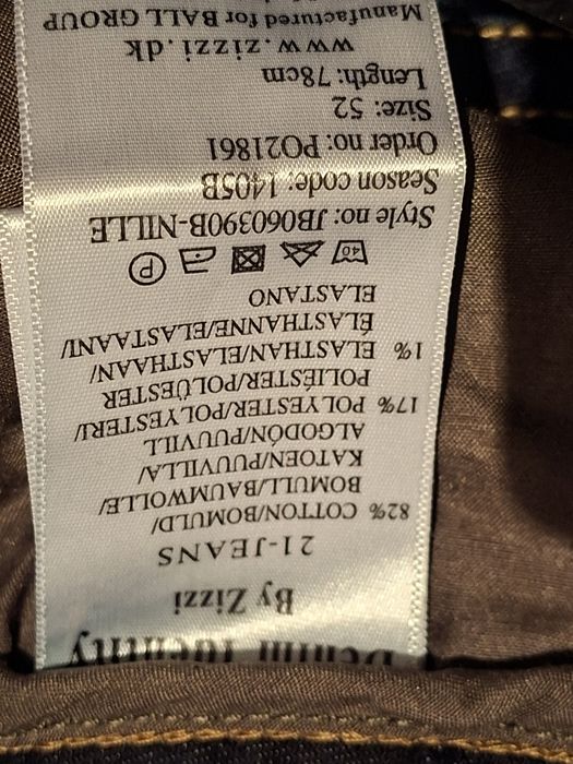 Nowe spodnie damskie jeansowe Zizzi r. 52