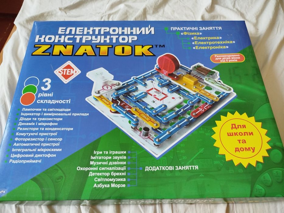 Електронний конструктор ZNATOK №rew-k007