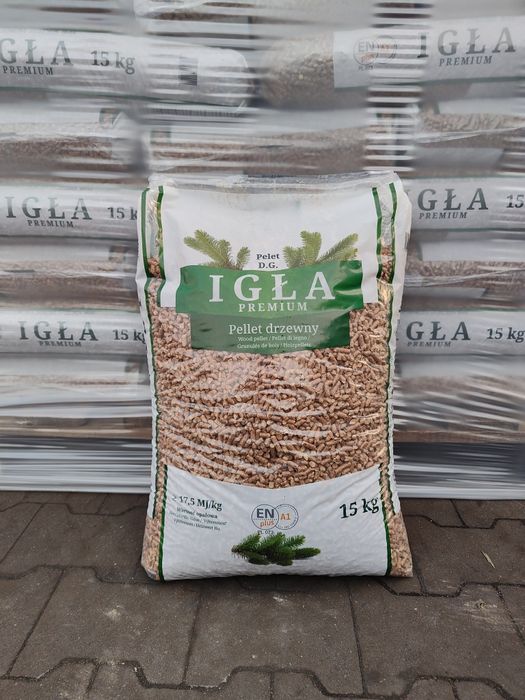 Polski Pellet Certyfikowany IGŁA Premium ENplus A1 Dostawa Olczyk lava