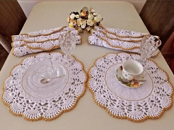 Подставки для горячего салфетки декор