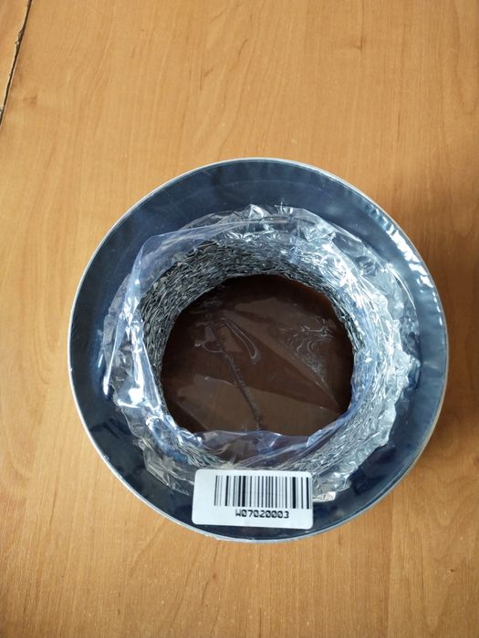 Гофрована труба для кухонної витяжки діаметром 150 мм з алюмінію.