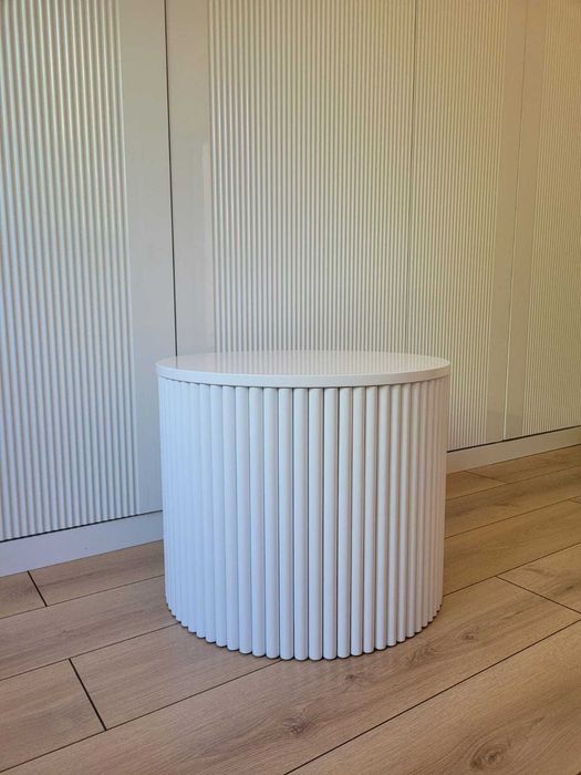 Stolik kawowy COMODO, okrągły, stolik, ława, lamel , AKANT Meble