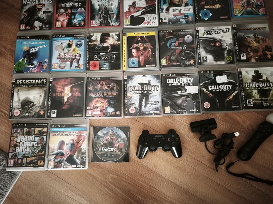 Pady gry ps 3 move cena za Czernego pada