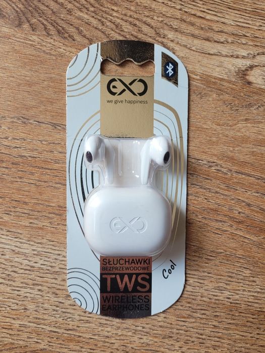 Słuchawki TWS wireless earphone białe nowe