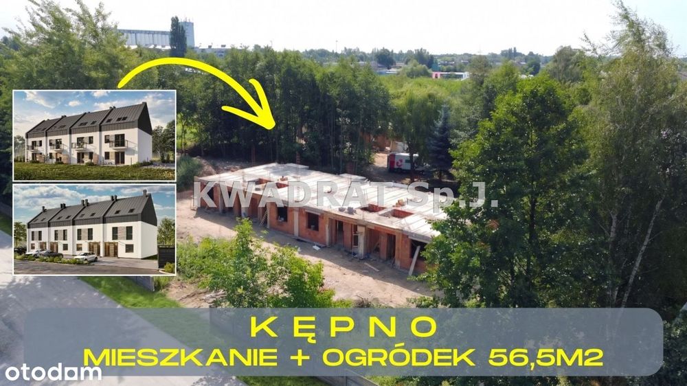Mieszkania w Kępnie pow. 56,50m2 ogródek + taras
