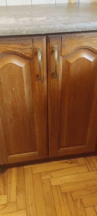 Meble kuchenne drewniane fronty