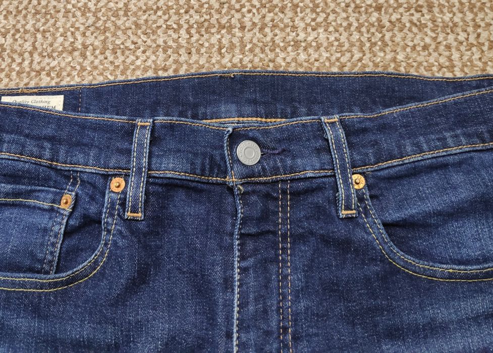 Levi's 502 джинси tapered fit оригінал W34 L34 сині індіго