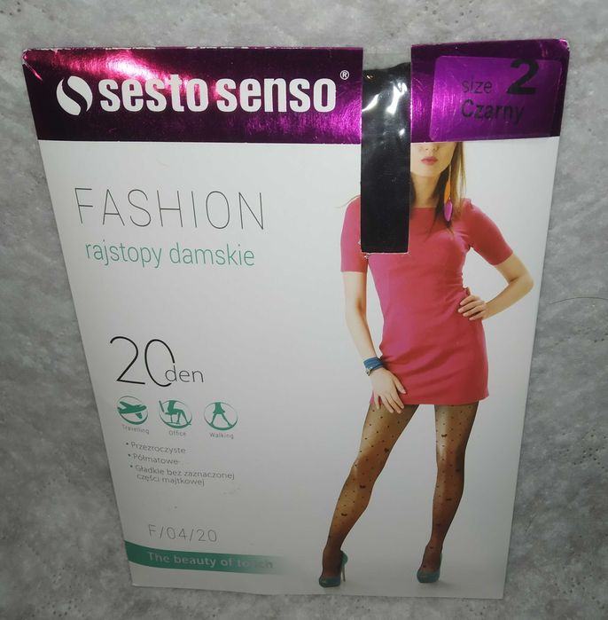 Rajstopy 20 DEN, S Sesto Senso