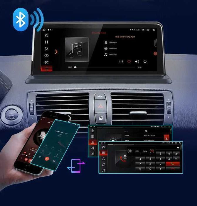BMW E81 / E82 / E87 / E88 – Radio Android 15 10,25” CarPlay Android Auto 4GB/64GB GPS Nawigacja Stacja Multimedialna WiFi Bluetooth DSP 4G LTE PL