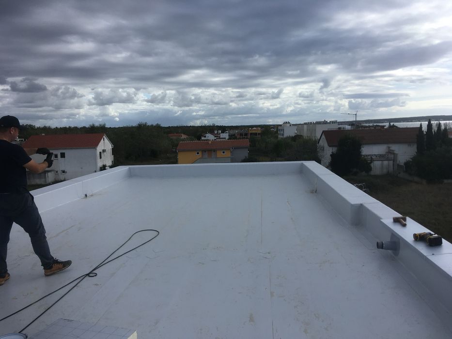 Hydroizolacja tarasów i dachów PVC, Membrany Epdm | Dach płaski | Kraków, Wadowice, Małopolska