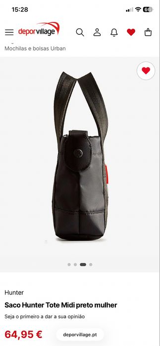 Bolsa HUNTER Tiracolo midi Como Nova Fotos reais