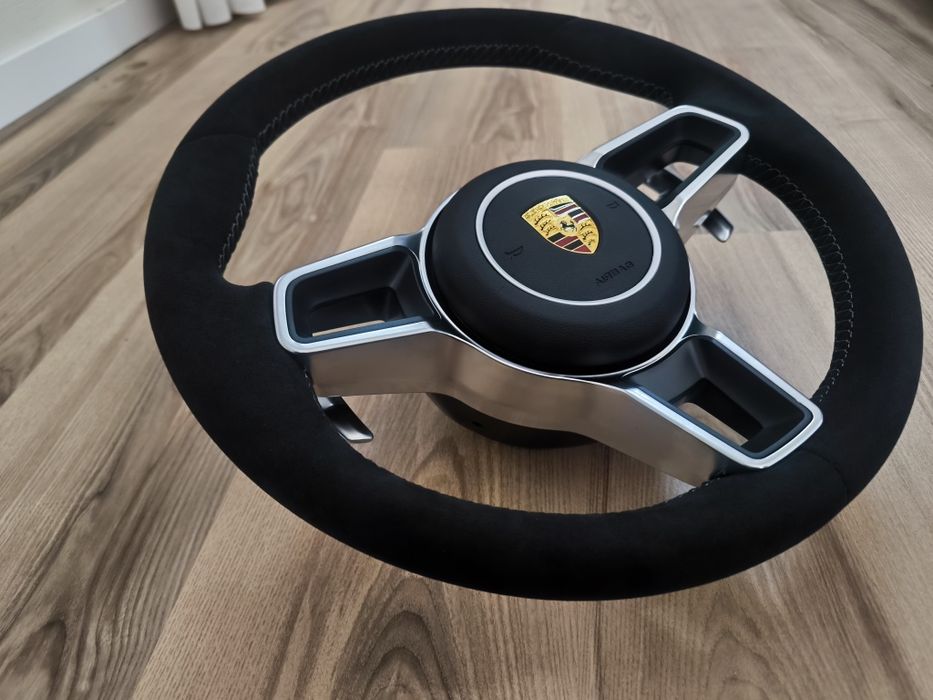 Volante Porsche 991 / 718 Alcantara PDK Multifunções