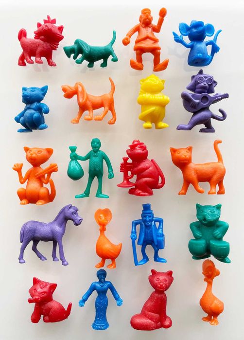 Complete Vintage Collection ~ "ARISTOGATOS ~ SPAIN" ~ 20 TITO Monochrome Figures from the 1980s
