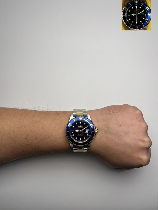 Invicta 26972 Pro Diver, годинник ремінець інвікта Ø40мм