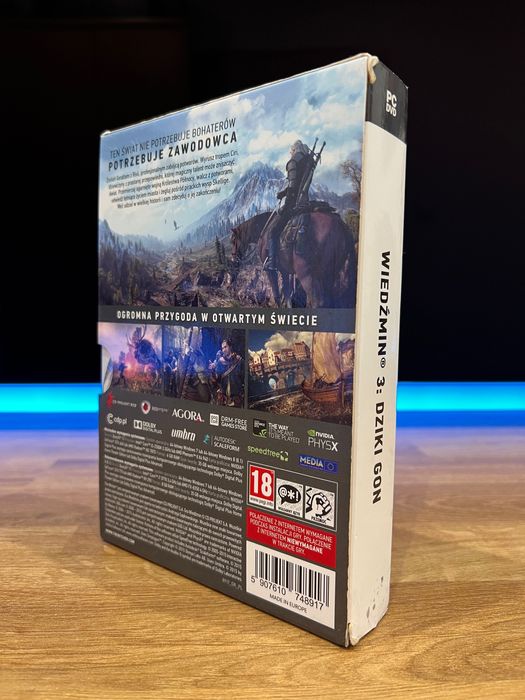 Wiedźmin 3 (PC PL 2015) slipcase box polskie premierowe wydanie