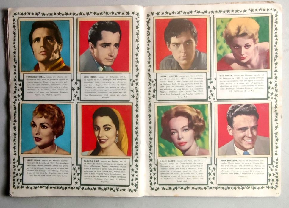 PA 4 - Caderneta Antiga Cine Foto, Estrelas de hoje e de sempre