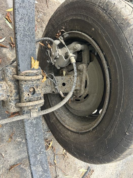 Belka zawieszenia tył Transit MK8 komplet