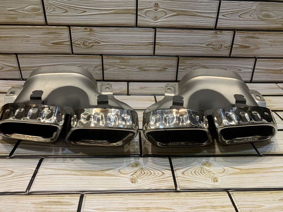 Mercedes AMG W223 W222 Насадки на вихлопну трубу