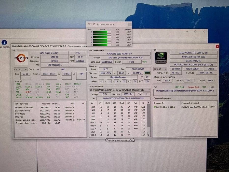 Gigabyte B550 VISION D-P Amd Ryzen 3000-5000