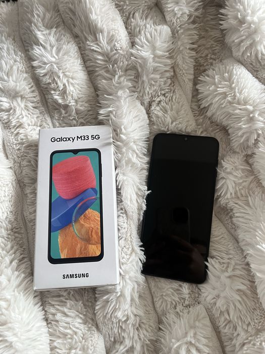 telefon samsung galaxy m33 5G, w bardzo dobrym stanie