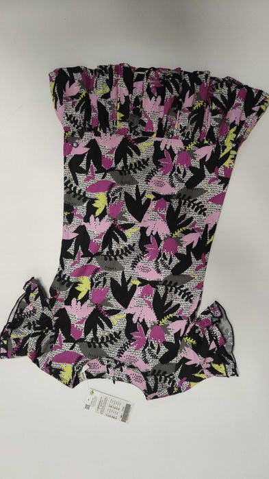 Sukienka na lato Coccodrillo z krótkim rękawem 140 cm 10 lat letnia