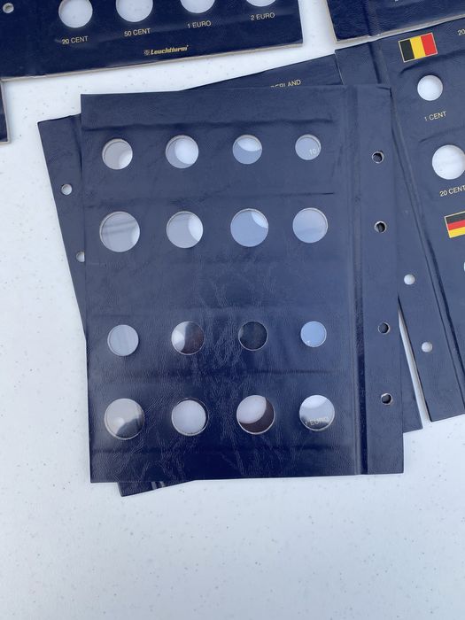 Листи для монет євро Leuchtturm vista euro 8шт