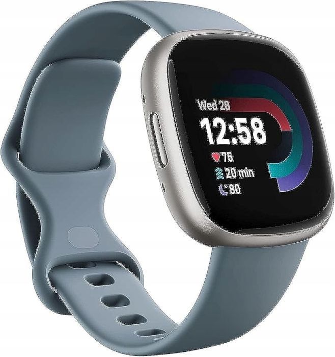 uszkodzony fitbit versa 4 cyfrowy ekran dotykowy platyna gps opis