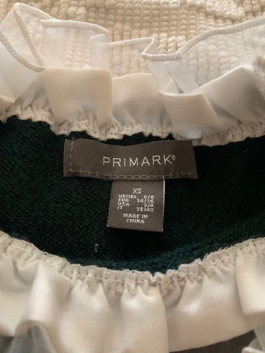 Camisola de malha verde escuro