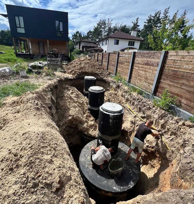 Септик під ключ Київ обл | 5 р. гарантії | Монтаж 1 день | Каналізація