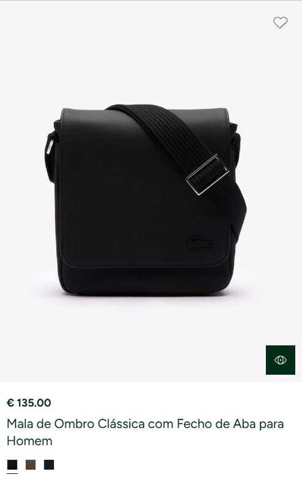 Mala Tiracolo Lacoste Homem